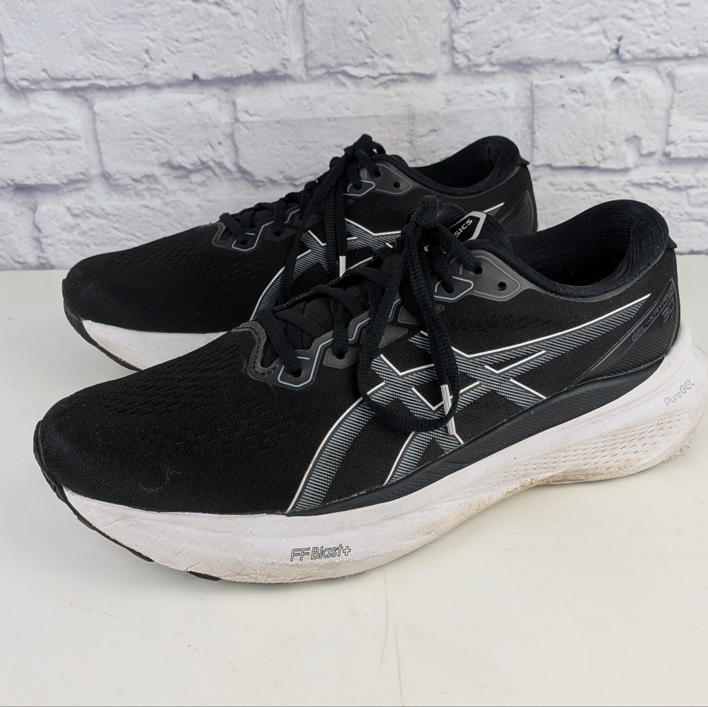 asics GEL-KAYANO 30 FF Blast+ Women's Running Shoes Black Gray 10.5